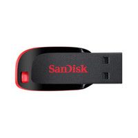 Pen Drive SanDisk USB Cruzer Blade 8GB SDCZ50-008G Preto/Ver